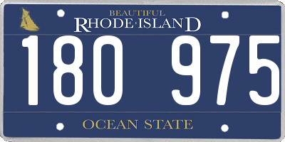 RI license plate 180975
