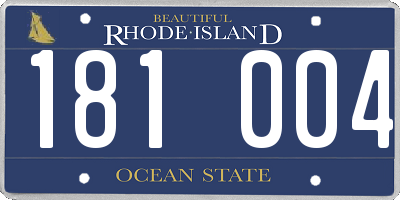 RI license plate 181004