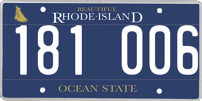 RI license plate 181006
