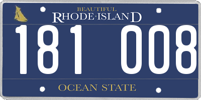 RI license plate 181008