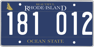 RI license plate 181012