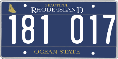 RI license plate 181017