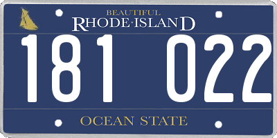 RI license plate 181022