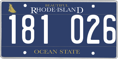 RI license plate 181026