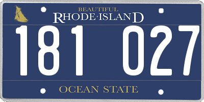 RI license plate 181027