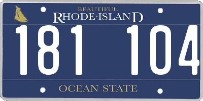 RI license plate 181104