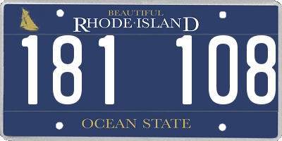 RI license plate 181108
