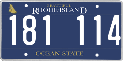 RI license plate 181114