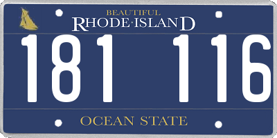 RI license plate 181116