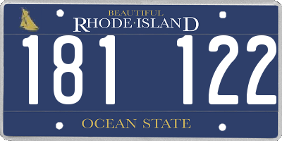 RI license plate 181122
