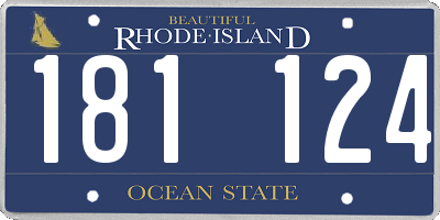 RI license plate 181124