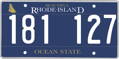 RI license plate 181127
