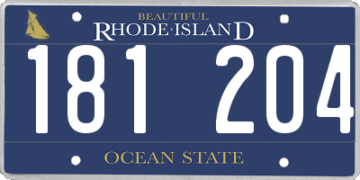 RI license plate 181204