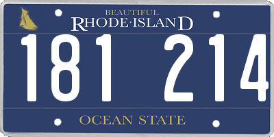 RI license plate 181214