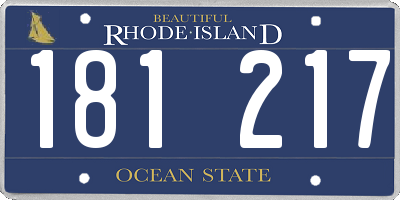 RI license plate 181217