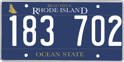 RI license plate 183702