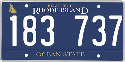 RI license plate 183737