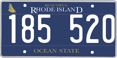 RI license plate 185520
