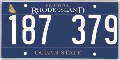 RI license plate 187379