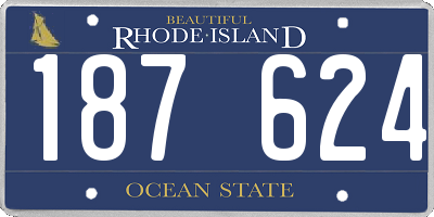RI license plate 187624