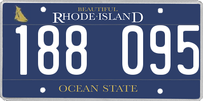RI license plate 188095