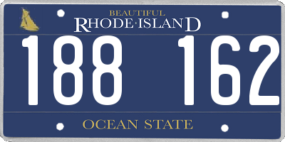 RI license plate 188162
