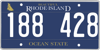 RI license plate 188428