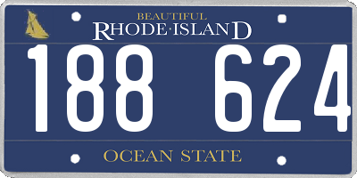 RI license plate 188624