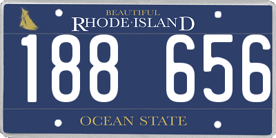 RI license plate 188656