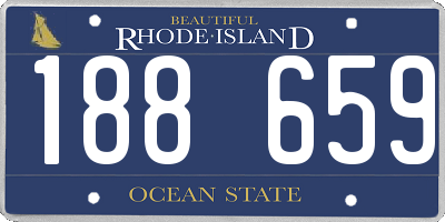 RI license plate 188659
