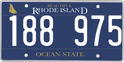 RI license plate 188975