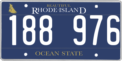 RI license plate 188976