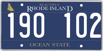 RI license plate 190102