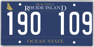 RI license plate 190109