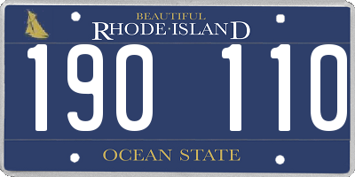 RI license plate 190110