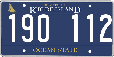 RI license plate 190112