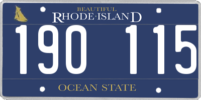 RI license plate 190115