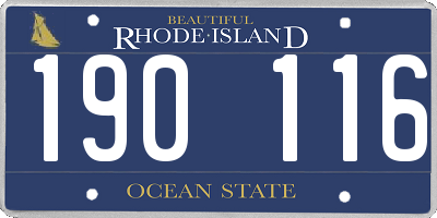 RI license plate 190116