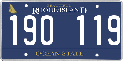 RI license plate 190119