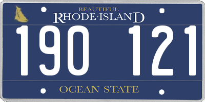 RI license plate 190121