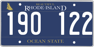 RI license plate 190122