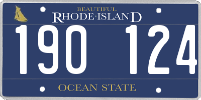 RI license plate 190124