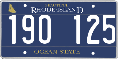 RI license plate 190125