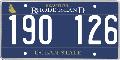 RI license plate 190126