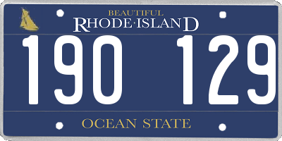 RI license plate 190129
