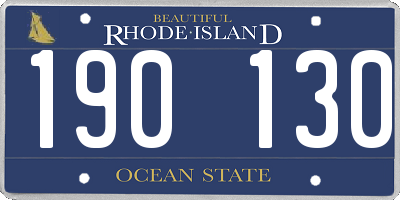 RI license plate 190130