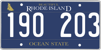 RI license plate 190203