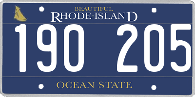 RI license plate 190205