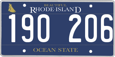 RI license plate 190206