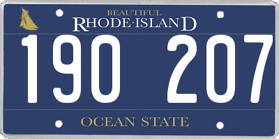 RI license plate 190207